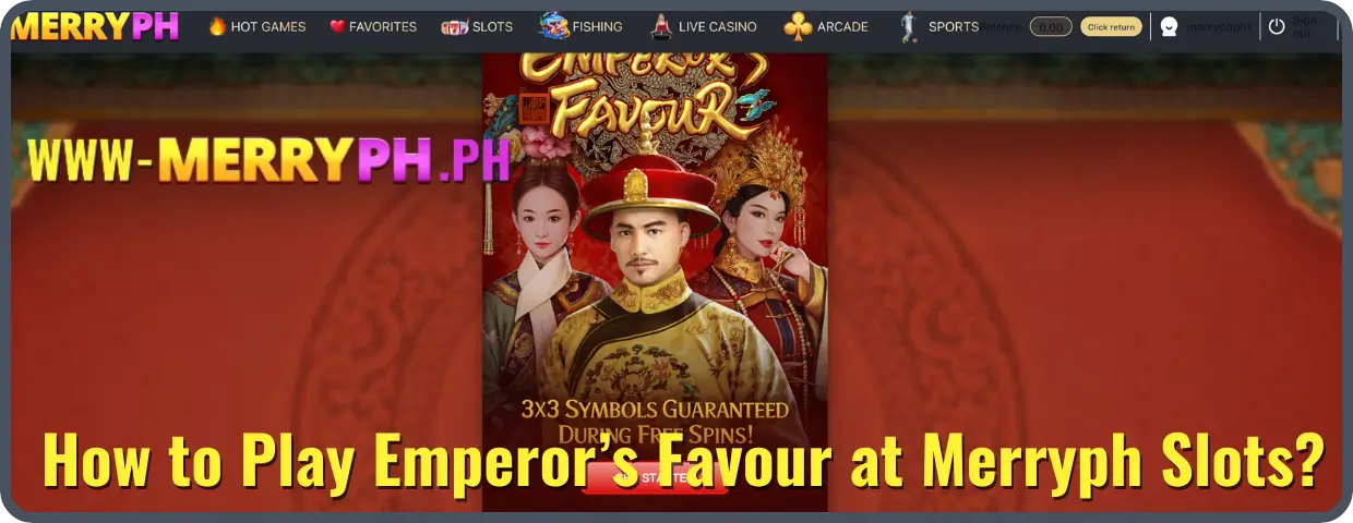 How to Play Emperor’s Favour at Merryph Slots?